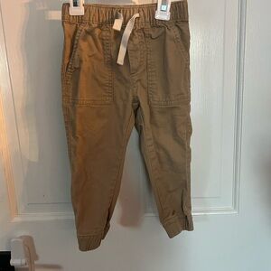 Kids Tan Jogger Pants